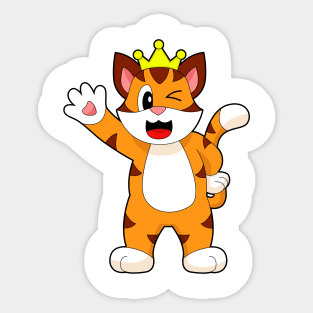 Tiger King Crown Sticker